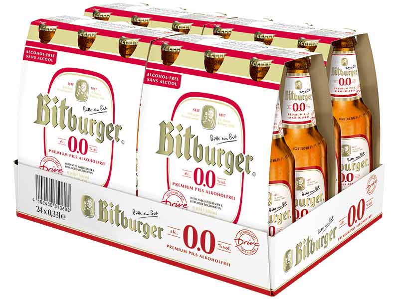 330ML瓶×24本 ﾋﾞｯﾄﾌﾞﾙｶﾞｰ･“ﾄﾞﾗｲｳﾞ 0.05%"(ﾉﾝ･ｱﾙｺｰﾙ)[NV]ﾋﾞｯﾄﾌﾞﾙｶﾞｰ･ﾌﾞﾗｳｱﾗｲ