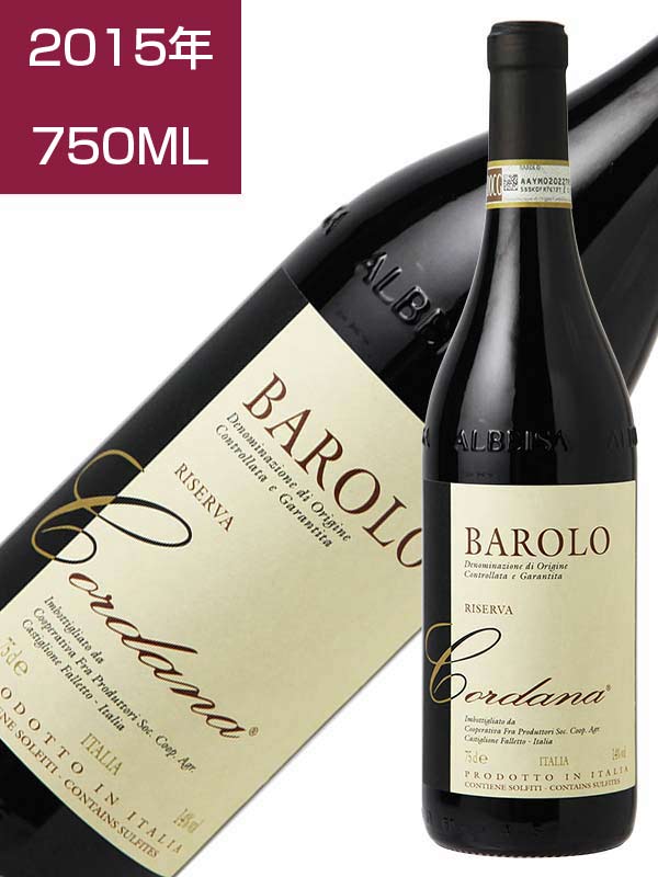 ﾊﾞﾛｰﾛ DOCG ﾘｾﾞﾙｳﾞｧ ｺﾙﾀﾞ-ﾅ[2015]ｺｰﾍﾟﾗﾃｨｳﾞｧ ﾌﾗ ﾌﾟﾛﾃﾞｭｯﾄｰﾘ